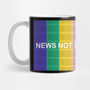 Color Bar News Not Noise Mug